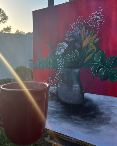 Florence in Red (2024) - DeiviSanchez.Art